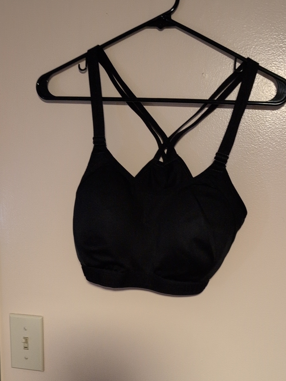 all in motion Black Strappy Sports Bralette